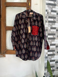 Pure cotton Ajrak Shirt