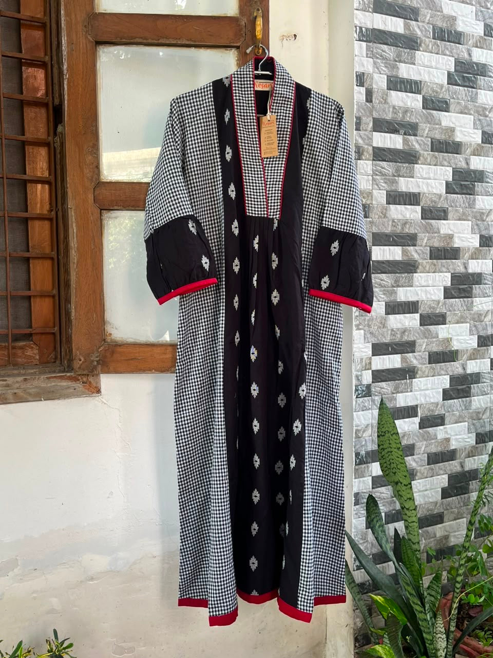 Pure Cotton Ikkat Dress